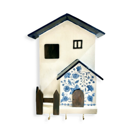 Handcrafted & Hand-Painted Wooden Keyholder