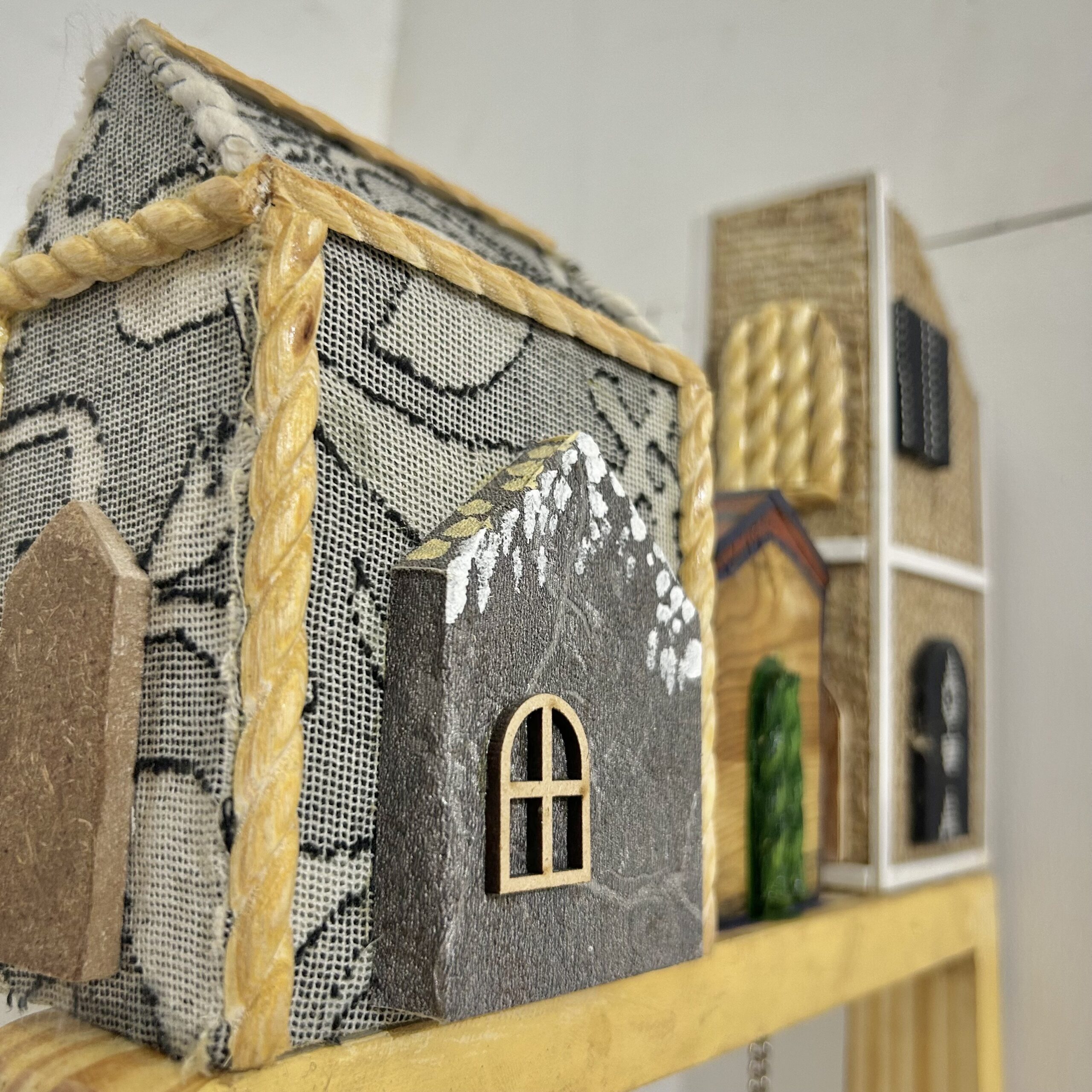 Handcrafted & Hand-Painted Wooden Customized Nameplate