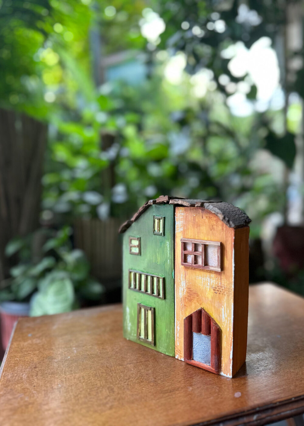 Handcrafted Wooden Miniature Houses