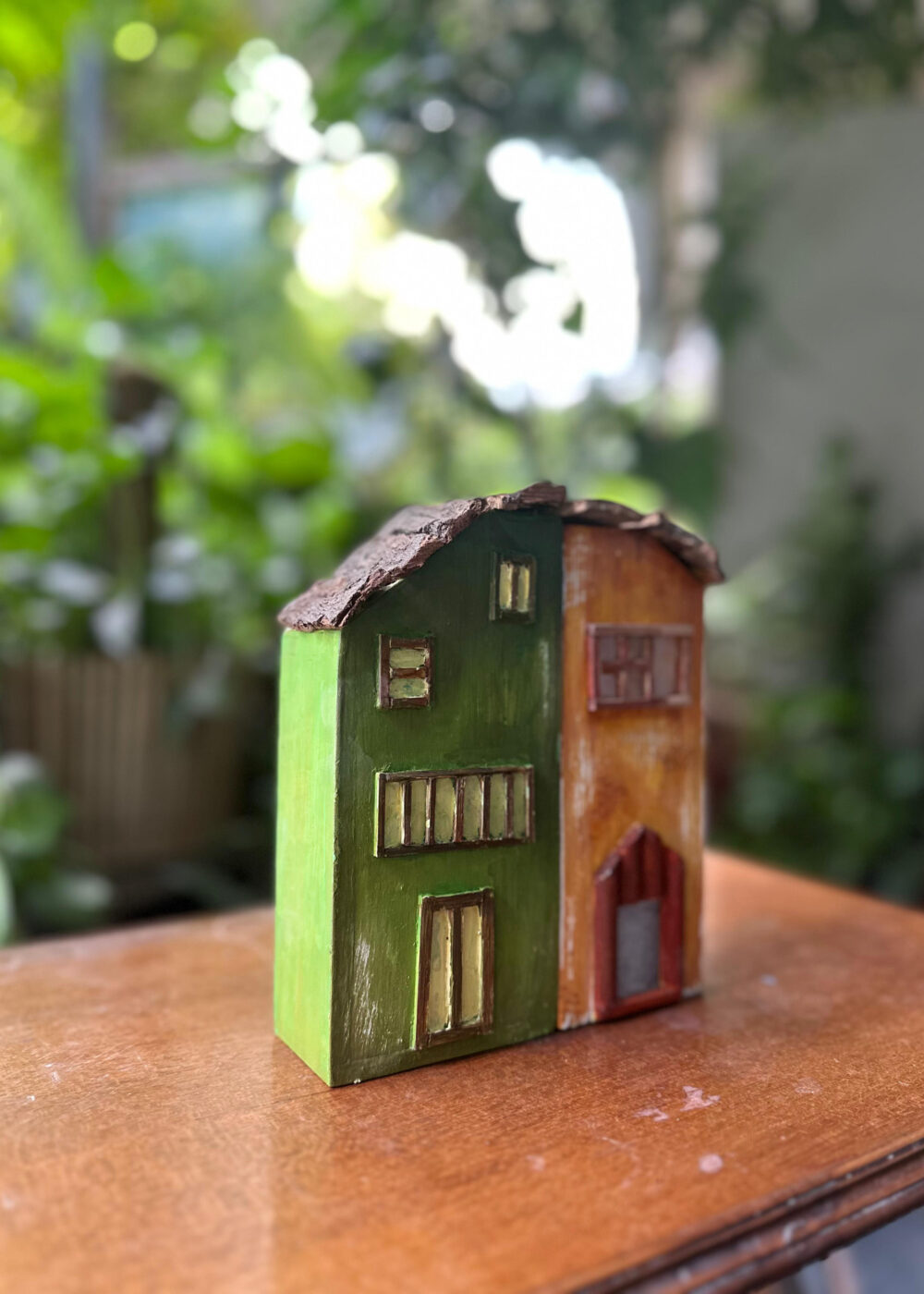 Handcrafted Wooden Miniature Houses