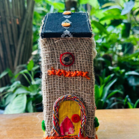 Handcrafted Jute Decorative Miniature House