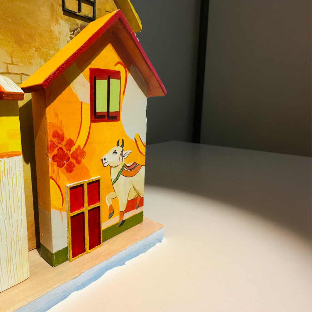 Hand-Painted Wooden Wall Décor