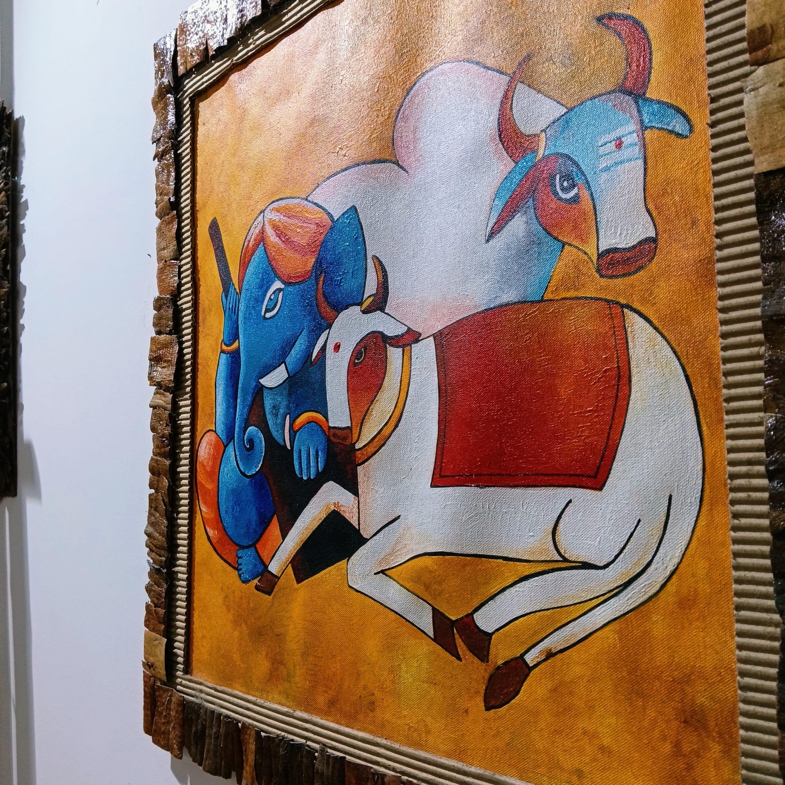 Handcrafted Folk Art Painting