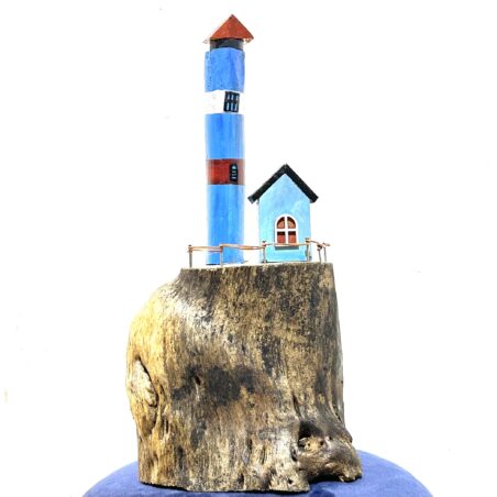 Handcrafted Coastal Lighthouse Decor