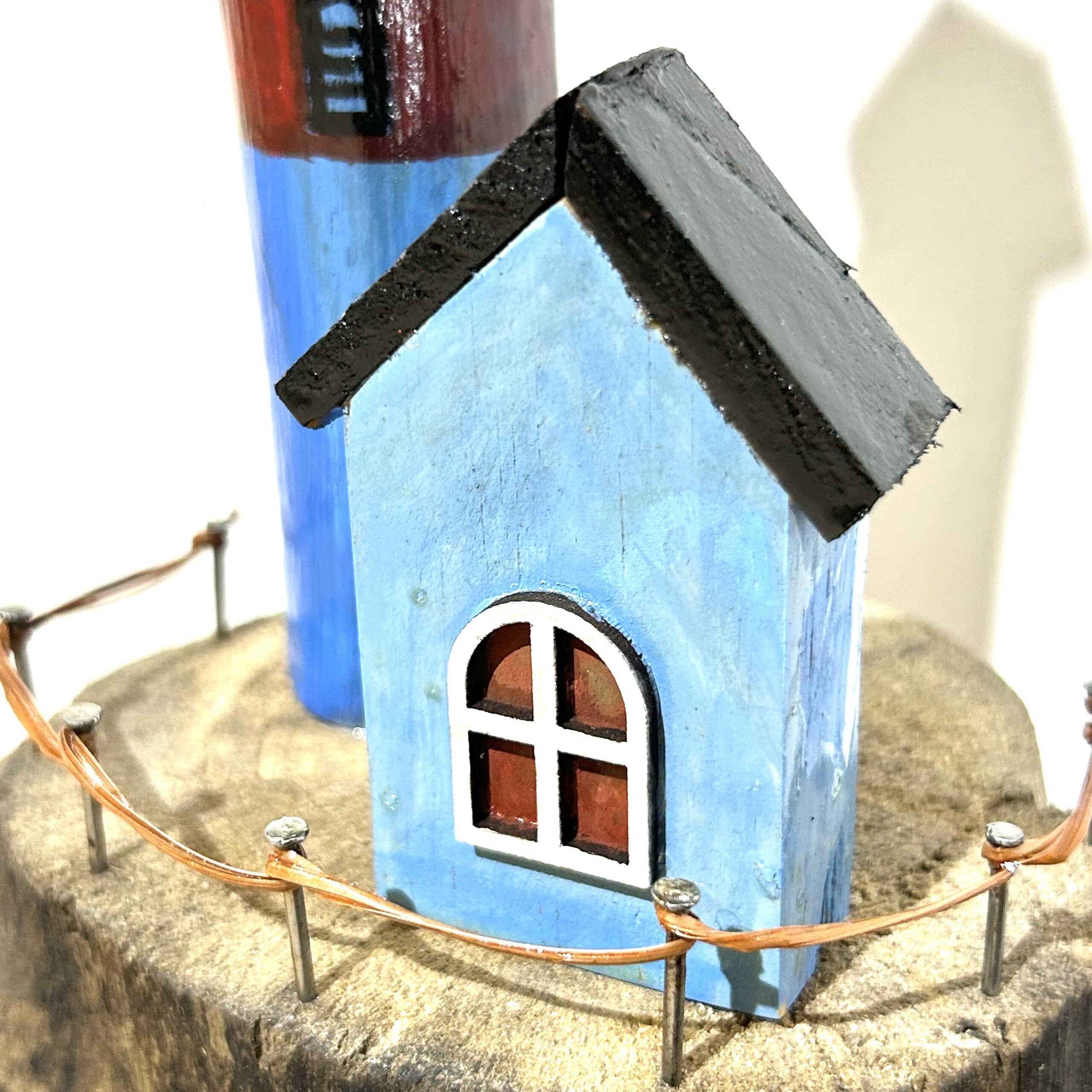 Handcrafted Coastal Lighthouse Decor