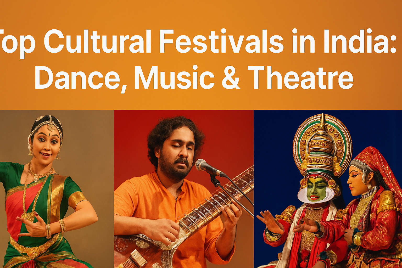 Top Cultural Festivals in India: Dance, Music & Theatre
