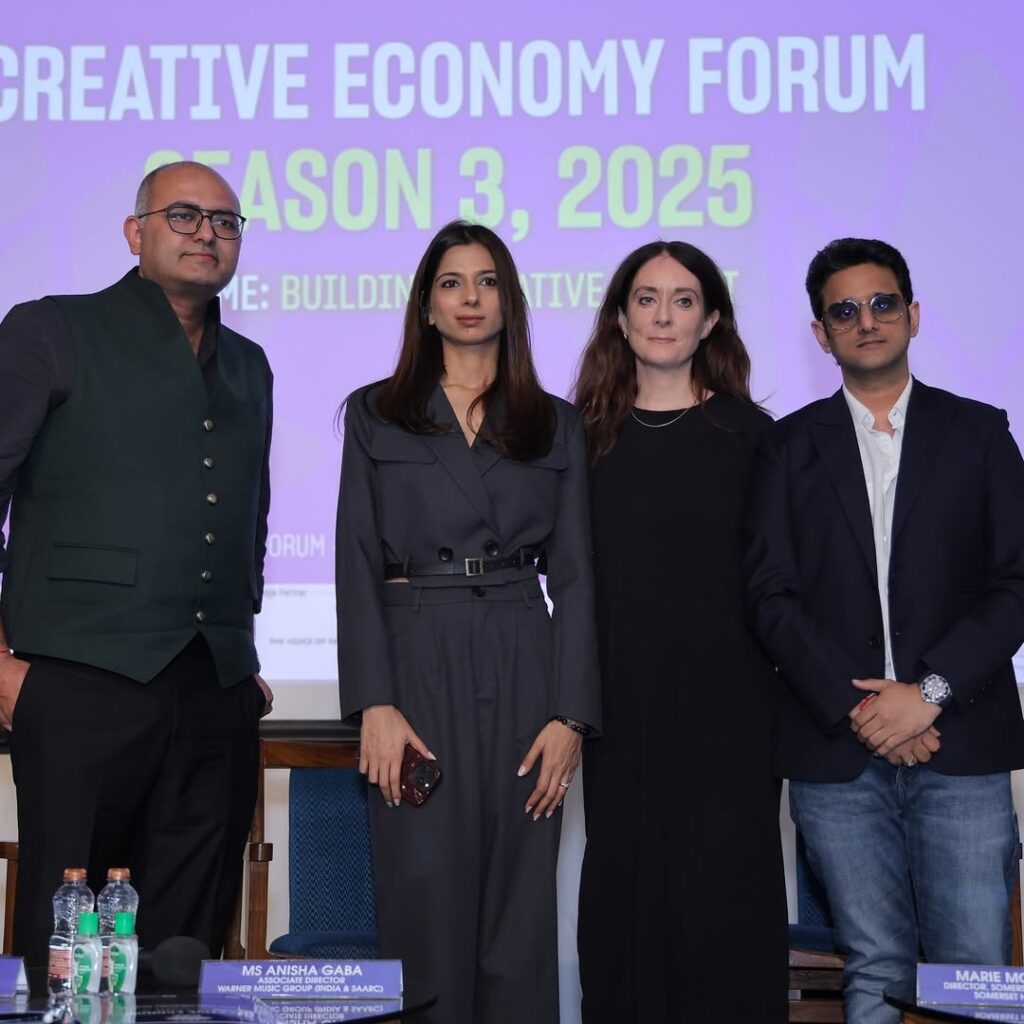 Creative Global Voice of India Award winners on the red carpet at the Creative Economy Forum.