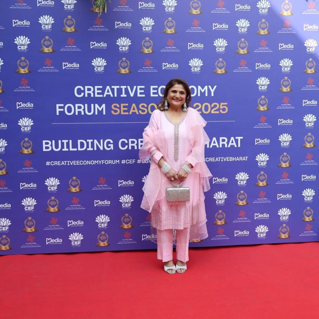 Creators, entrepreneurs, and policymakers networking during the Creative Economy Forum in Delhi.