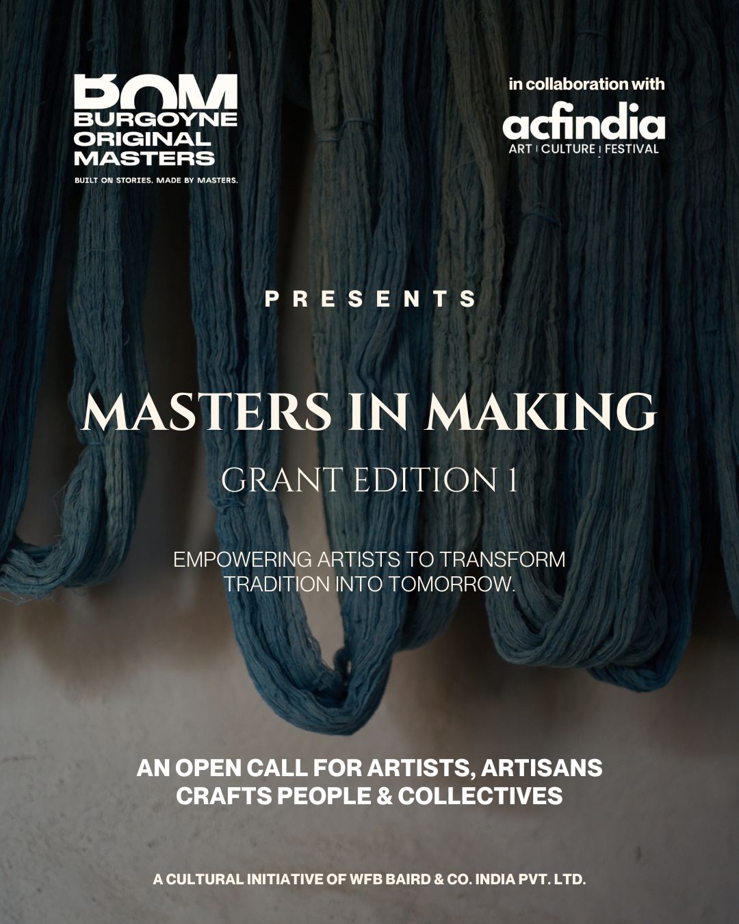 Masters in Making Grant: Empowering Artists to Transform Tradition into Tomorrow