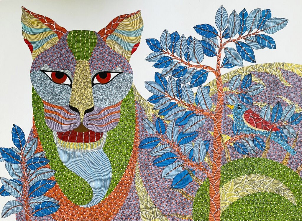 Gond Painting commissioned by Bridge Bharat 