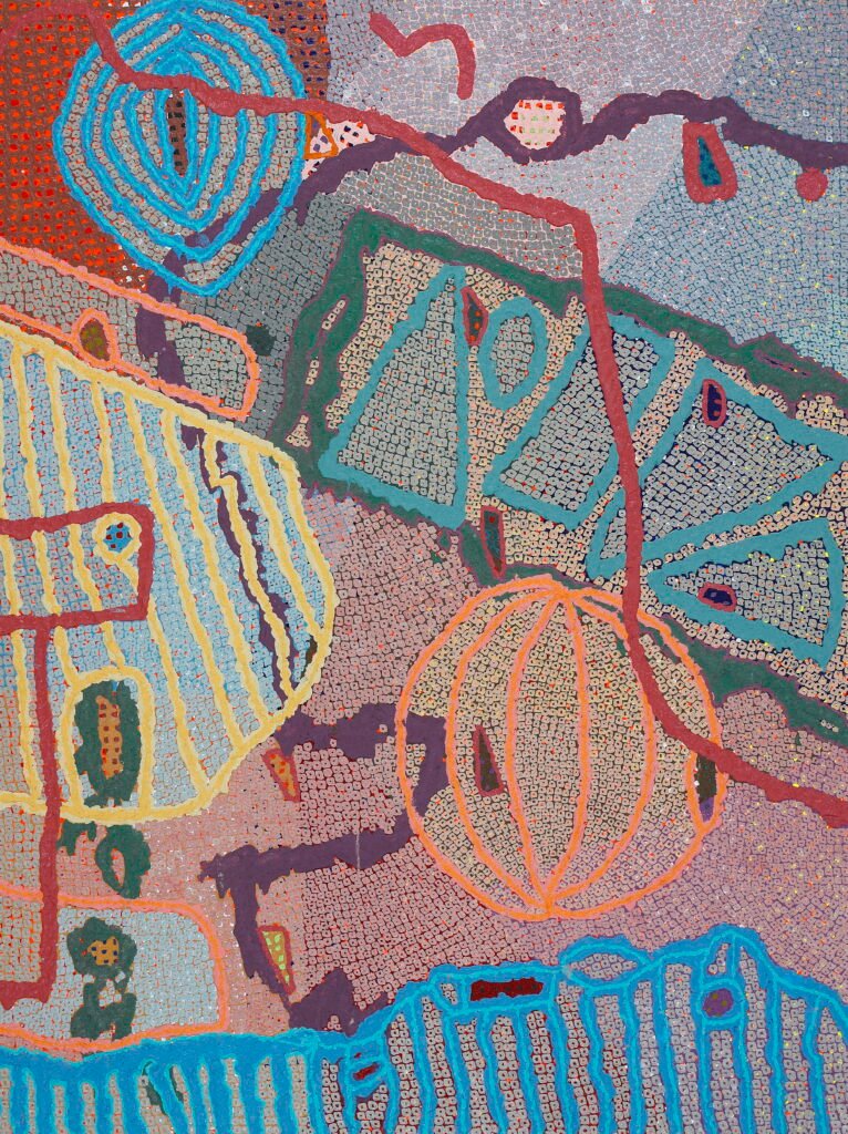 Paintings by Harpreet Narula for his collection Inward at Art Explore 